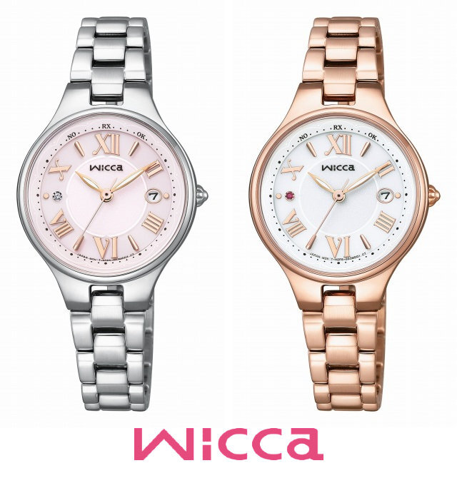 －キュン♡とするときめきを－　ｗｉｃｃａ　ソーラーテック電波時計　