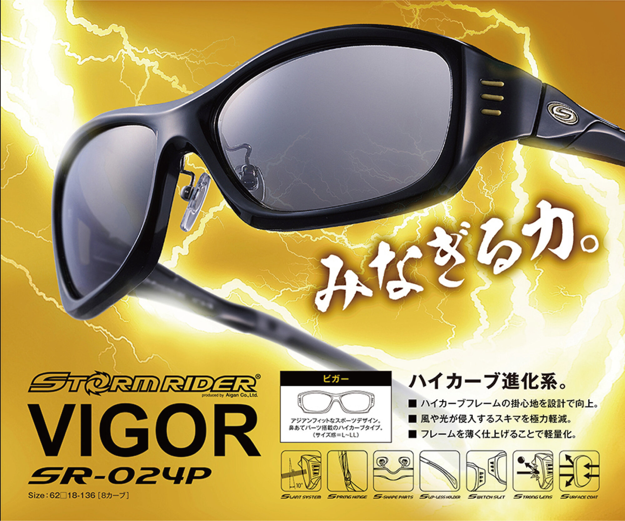 愛眼の「STORM RIDER（ストームライダー）」に新型登場！